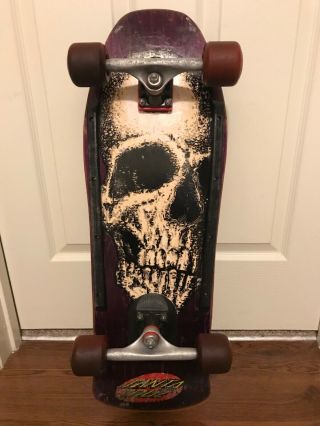 Vintage 1989 Og Santa Cruz Street Creep Skateboard Rare