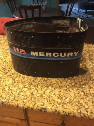 Outboard Racing Vintage Mercury Inline 6 Louvered Wrap