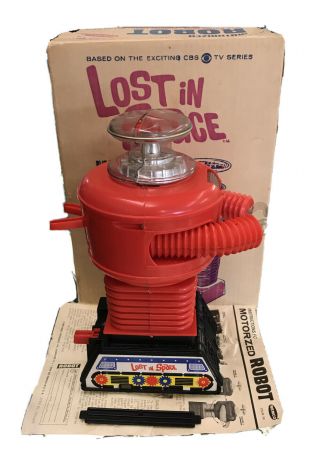 Vintage Remco Lost In Space Motorized Robot Remco Boxed Style 760