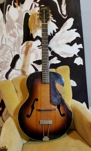 Vintage 1952 Gretsch Yorker Archtop Acoustic Guitar With 60 