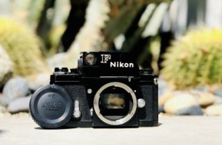 Vintage Nikon F Eye Level Camera With Photomic Viewfinder