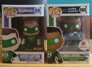 Funko Pop Dc Green Lantern 180 (john Stewart) & Green Lantern 09 (hal Jordan)