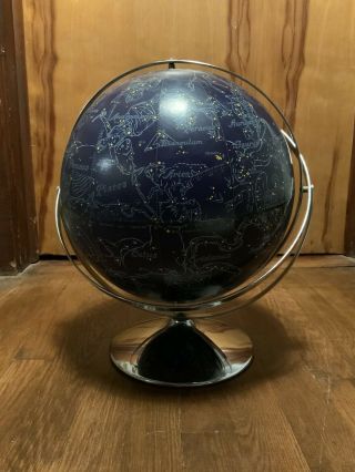 Mcm Rand Mcnally Celestial Zodiac Globe Rare Vintage