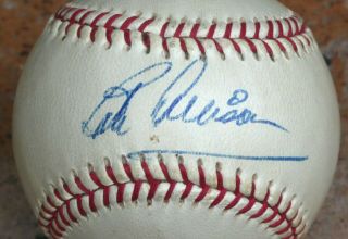 Vintage ' 60s BOB ALLISON signed Wilson Harmon Killebrew Baseball Minnesota Twins 2