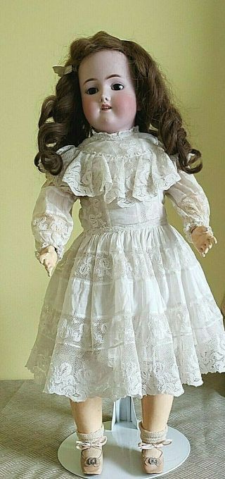 Antique Simon Halbig Cm Bergman Bisque Head 24 " Doll,  Vintage Clothing