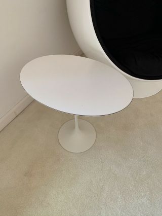 Saarinen Knoll Oval Tulip Table Vintage Eames Nelson Space Age Modern 1950’s