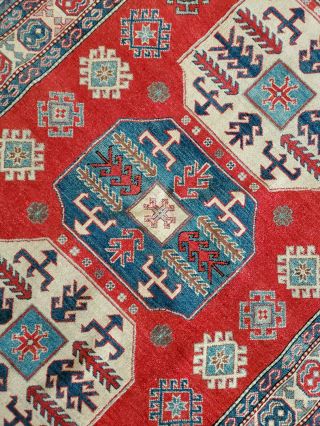 5.  2 X 6.  10 Vintage Ghazni Afghan Kazak Serapi Heriz Rug Shirvan Caucasian Oushak