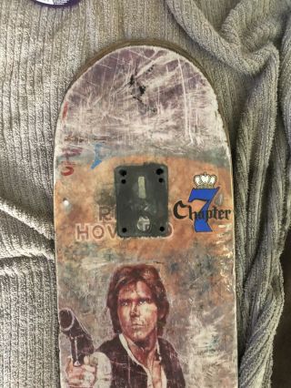 Vintage 1993 Plan B Rick Howard Star Wars Han Solo Slick Skateboard 3