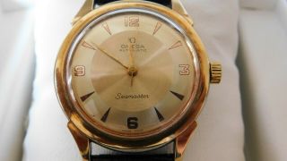 Vintage Omega Seamaster Automatic Swiss Watch,  Late - 1940s,  Rare Bumper Movement