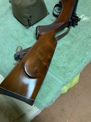 Vintage rare Beeman marked Weihrauch model 35.  22 cal air rifle 3