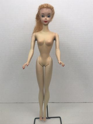 Vintage Ponytail Barbie 3 Blonde Brown Eyeshadow For Restoration