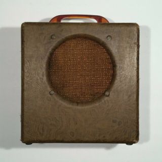 Vintage Magnatone Jr M - 198 - 3 - D Guitar Amplifier For Repair Need Reconed