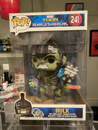 10” Funko Pop Marvel Thor Ragnarok 10 Inch Gladiator Hulk Target Exclusive