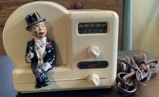 Vintage Bakelite Charlie Mccarthy Majestic Tube Radio No Cracks,  Plays