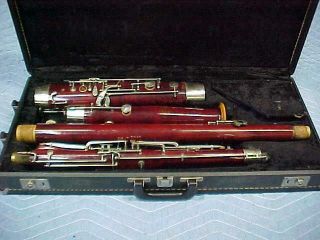 Vintage German Made Bassoon,  Complete