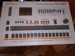 Vintage Roland Rhythm Composer Tr - 707 Drum Machine Sequencer