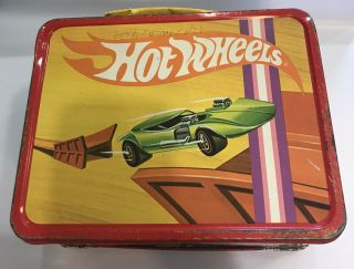 1969 Hot Wheels Cars Metal Lunch Box (no Thermos)