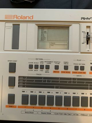 Vintage Roland Rhythm Composer TR - 707 Drum Machine Sequencer 2