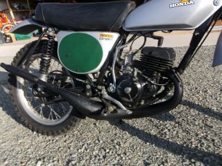 Vintage 1974 Honda Elsinore Cr125 Oem Exhaust Pipe Ahrma Motocross & Silencer Dg