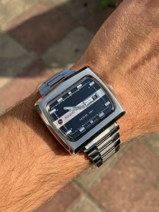 Vintage Rado Ncc - 101 Automatic Mens Watch Swiss Made