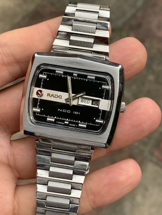 Vintage Rado NCC - 101 Automatic Mens Watch Swiss Made 2