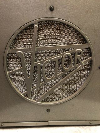 Vintage RCA Victor Altec Lansing Hollywood Art Deco Speaker for 16mm Projector 2