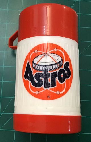 Vintage Houston Astros Lunch Thermos Oscar Mayer Astrodome Promotion Baseball