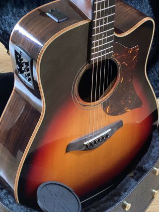 Yamaha A3r A3 Series Acoustic Electric Guitar Vintage Sunburst