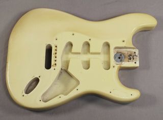 1977 Fender Stratocaster Body Olympic White Vintage American 1976 1978