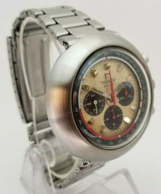 TISSOT T12 CHRONOGRAPH STANLESS STEEL CAL.  LEMANIA 873 BY OMEGA 861 3