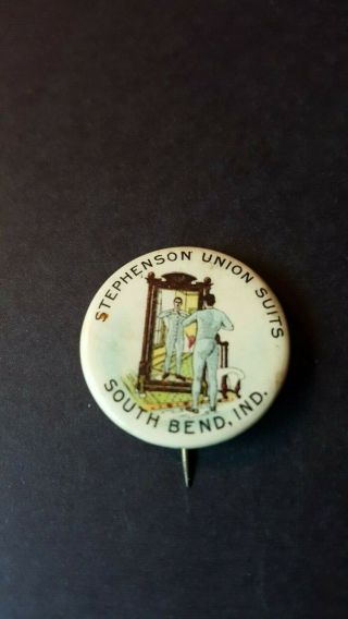 Vintage Bastian Bros Pin Stephenson Union Suits - South Bend Ind - Circa 1900