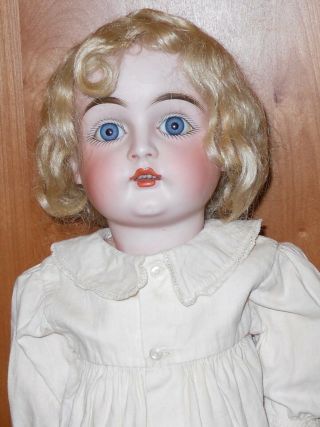 Antique German 18 " Kestner Doll 129 Wig,  Marked Body