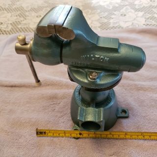 Vintage Wilton Small 2 " Baby Bullet Vise 920 With Panavise Mount,  Like Powrarm