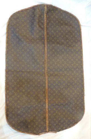 Vintage Louis Vuitton Garment Cover Bag Leather