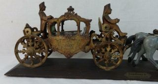 Fabulous Antique Wooden & Composition Model of Napoleon ' s Coronation Coach WOW 2