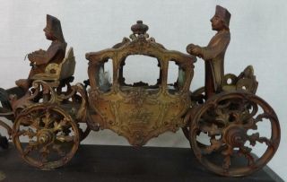 Fabulous Antique Wooden & Composition Model of Napoleon ' s Coronation Coach WOW 3