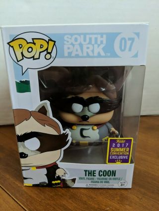 Funko Pop Vinyl South Park The Coon 07 Sdcc 2017 Summer Convention Exclusive