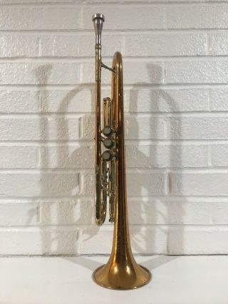 Vintage 1960s F.  E.  Olds Recording Trumpet - Professional Brass Instrument