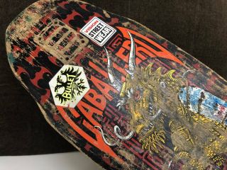 Vintage 1988s POWELL PERALTA Steve Caballero 7PLY Skateboard Deck 3