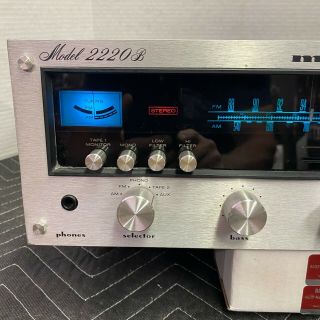 MARANTZ 2220B VINTAGE STEREO RECEIVER - SERVICED - CLEANED - 2