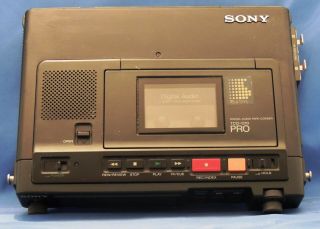 Vintage Sony Tcd - D10 Pro Dat Recorder With Acp - 88 Charger.  -