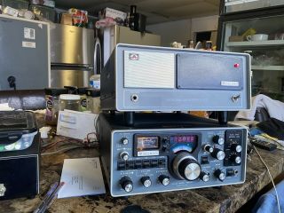 Vintage Ham Radio Transceiver Atlas 350 Xl With Power Supply Model 350 - Ps