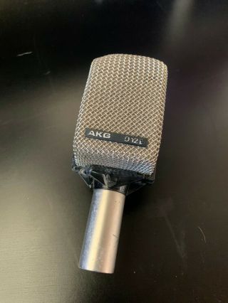 Vintage Akg D12e Dynamic Microphone