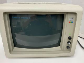 Ibm 5153 Color Display Monitor Crt Vintage