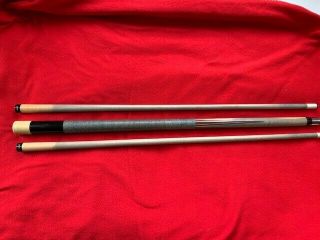 Joss Custom Pool Cue Vintage 1983 - 2 Shafts,  12.  50 Mm And 12.  75 Mm.  One Owner