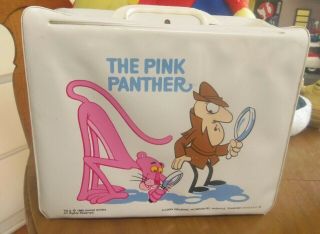 The Pink Panther 1980 Vinyl Lunch Box Only By Alladin -