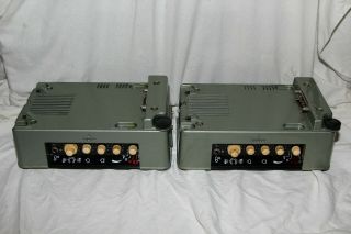Vintage Siemens Klangfilm Sf 6.  7 Pair Mono El84 Tube Amplifiers