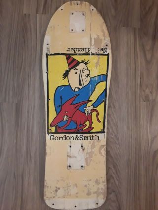 G&s Neil Blender Rocking Dog 80s Vintage Skateboard Deck