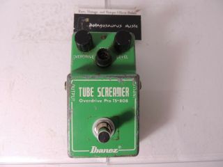 1981 Ibanez Ts - 808 Tube Screamer Overdrive Effects Pedal Vintage Malaysia Rc4558
