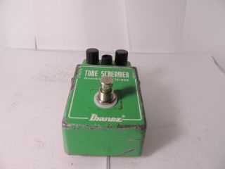 1981 Ibanez TS - 808 Tube Screamer Overdrive Effects Pedal Vintage Malaysia RC4558 2